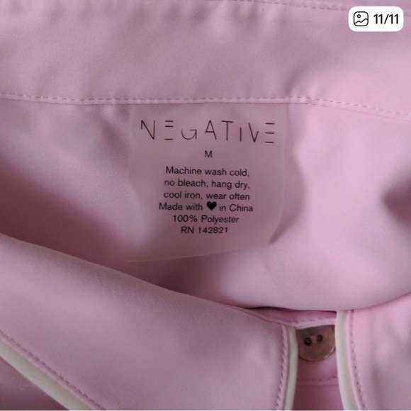 Negative Underwear Supreme Short Sleeve Top - Picture 6 of 6